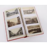 Saxmundham & surrounding villages & towns, in red album   (approx 55 cards)