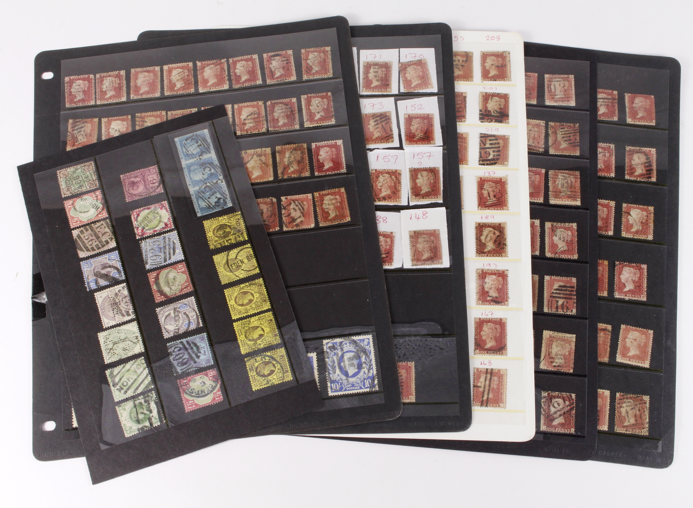 GB - useful lot inc near complete set of QV 3d rose SG103, 144, 158 (total cat £1610). Plus