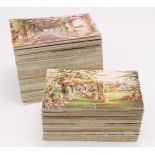 Art cards, mixed scenic, various artists, some duplication (approx 485 cards)