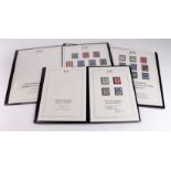 GB - Harrington & Byrne investment portfolio luxury presentation books with unmounted mint 1929 UPU,