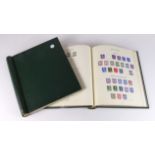 GB - Windsor Albums x2, pre decimal and decimal volumes, 1d Black 1840 with 2 margins. Various 1d