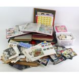 Large box of material inc loose stamps 1000's well filled stockbooks, various stocksheets, covers,