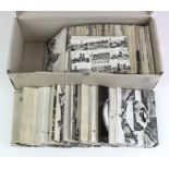 Topographical, long box housing large cards, duplication   (approx 750 cards)