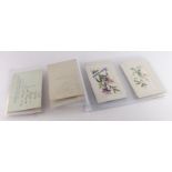 Embroidered Silk postcards inc Military, Date, Patriotic, Souvenir, Greetings. (14)