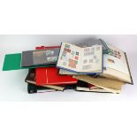 GB - box of stockbooks, albums, etc. Some early but the bulk is QE2 unmounted mint, and includes