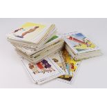Comic, mixed general collection in plastic tray (approx 270 cards)