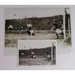 England v Wales at the Den, Millwall on 13/3/1911. Only international played at Millwall. B&w copies