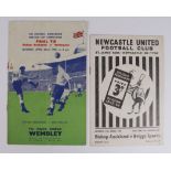 F A Amateur Cup - two programmes for Final 1950 Bishop Auckland v Willington, played at Wembley 23/