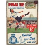 F A Cup Final programme - Arsenal v Newcastle United 23rd April 1932