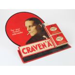 Craven A. An original counter top shop display for 'Craven "A" Virginia Cigarettes', with the