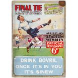 F A Cup Final programme - Birmingham v West Bromwich Albion 25th April 1931