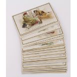 Derossy Chocolate Paris trade cards set. (32 cards)