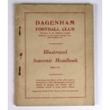 Dagenham Football Club illustrated Souvenir Handbook 1954, which covers period 1949-1954, being