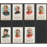 Hill - Boer War Generals - Campaigners, part set 7/12 in page G - VG, cat value £405