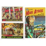 Bubbles (A & BC Gum) Mars Attacks - complete set in pages, together with set of 4 mini comics &