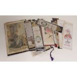 Silks, bookmarks, etc includes Penny Black   (17)