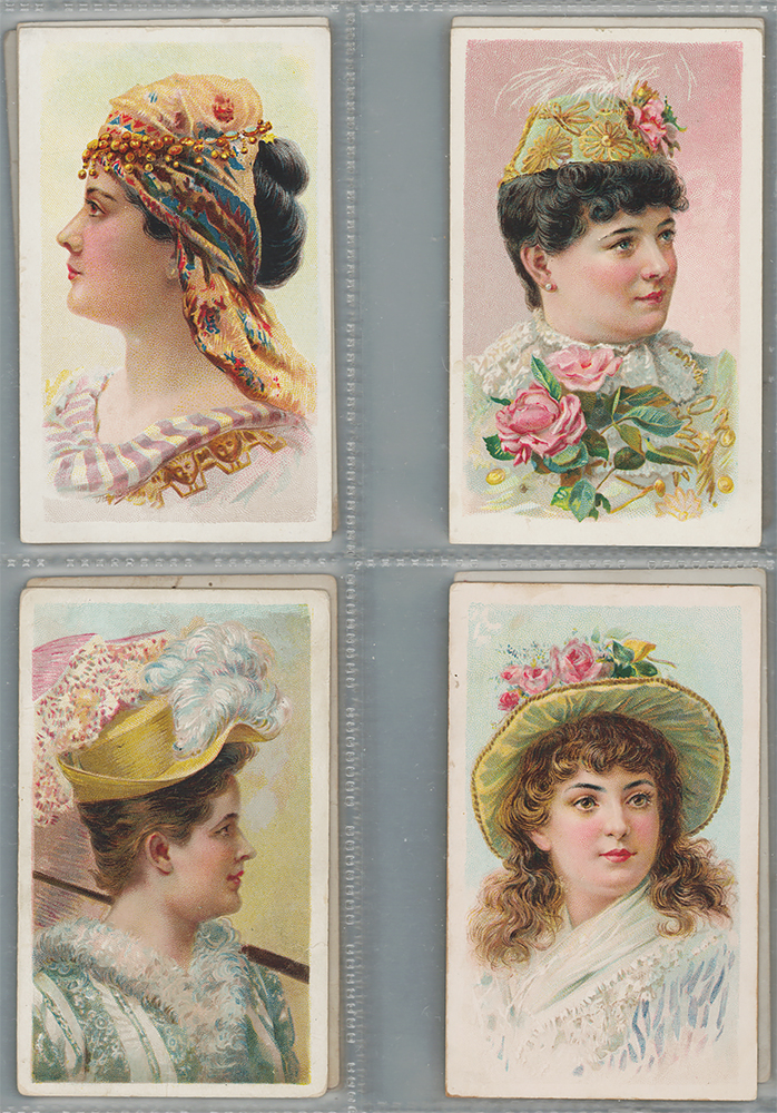 Duke (U.S.A.) Gems of Beauty, part set in pages, 21/ 25, P - G (1 trimmed) cat value £714 viewing