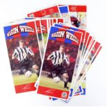 Wagon Wheels, set of 12 Skill Cards (Football), with 15 spares, some duplication. (Qty)