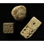Gaming related detector-found artefacts (3): A Roman lead dice (i.e. die, singular) 13mm, a nice