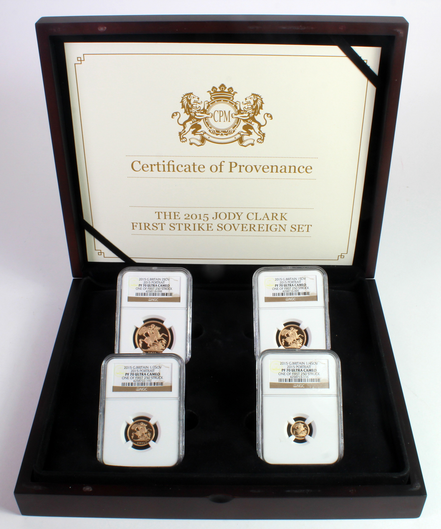 CPM (Coin Portfolio Management) set: The 2015 Jody Clark First Strike ...