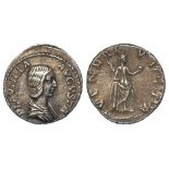 Plautilla silver denarius 202-205AD, Venus reverse, 3.25g, VF