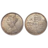 Florin 1859 gothic, aEF