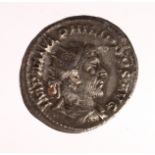 Philip I silver antoninianus, Rome 245 AD, Obv. A., Felicitas reverse, 3.82g, RCVIII 8928, VF