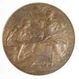 French Exhibition Medal, bronze d.63mm: Exposition Universelle Paris 1889 (medal) by Louis Bottée,
