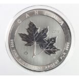 Canada $50 2019 10oz silver issue. BU in a hard plastic case