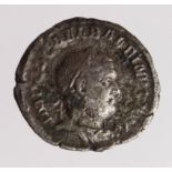 Roman Imperial, Balbinus (debased) silver denarius, Rome 238 AD, 1.88g, 19mm, Liberalitas reverse,