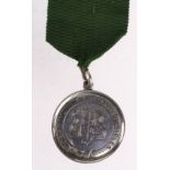 East Indian Railway Vol. Rifles unmarked silver medal won by Sergeant W.M. Fairweather for the