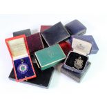 Sports Fobs & Medals (12) early 20thC, many silver.