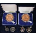 Ipswich Sports and Commemorative Medals (6): 2x 991-1991 'Storming of Gipeswic' medals in bronze,