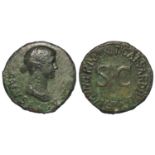 Roman Imperial, Livia (Julia Augusta) AE dupondius, Rome Mint under Tiberius 22-23 AD, SALVS type,
