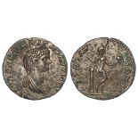 Roman Imperial, Julia Titi debased silver denarius, Rome 79-80 AD, 3.1g, 19mm. Obv: IVLIA AVGVSTA