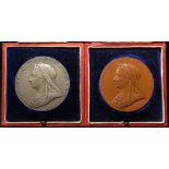 British Commemorative Medals (2): Royal Mint large silver and large bronze issues for the Diamond