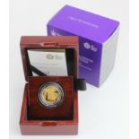 Twenty Five Pounds 2019 "The Crown Jewels" Quarter ounce gold proof. FDC boxed as issued