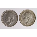 Shillings (2) 1932 and 1936 EF