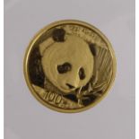 China 100 Yuan 2018 (8g .999 gold). BU still sealed