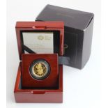 Twenty Five Pounds 2017 "Queens Beasts" Quarter ounce gold proof. FDC boxed as issued