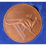 Australian Sporting Medal, bronze d.57mm: XII Commonwealth Games Brisbane Australia Commemorative