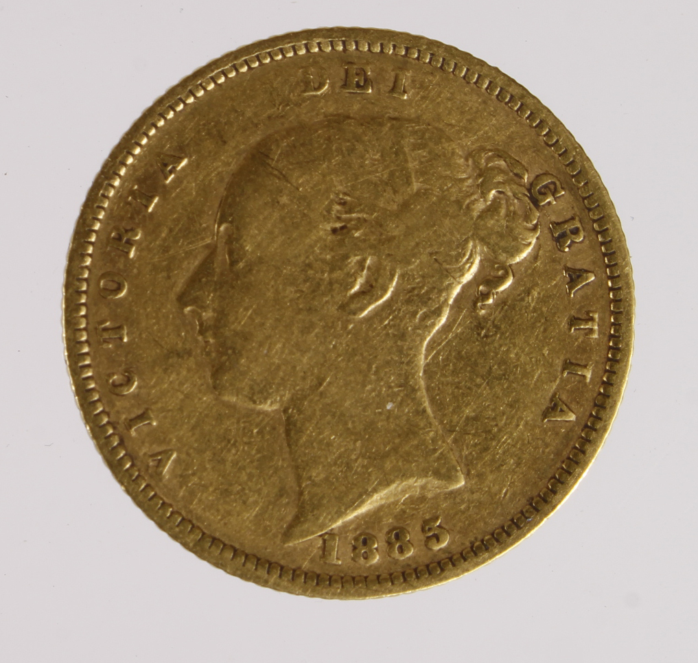 Half Sovereign 1885/3 GF