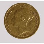 Half Sovereign 1885/3 GF
