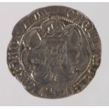 Scotland, Robert III Groat, Edinburgh, S.5164, cleaned ex-mount (chipped) F-GF