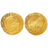 Charles I gold Unite, Group B, mm Castle 1627-8 (Tower Mint under the King), S.2687, 34mm, 8.96g,