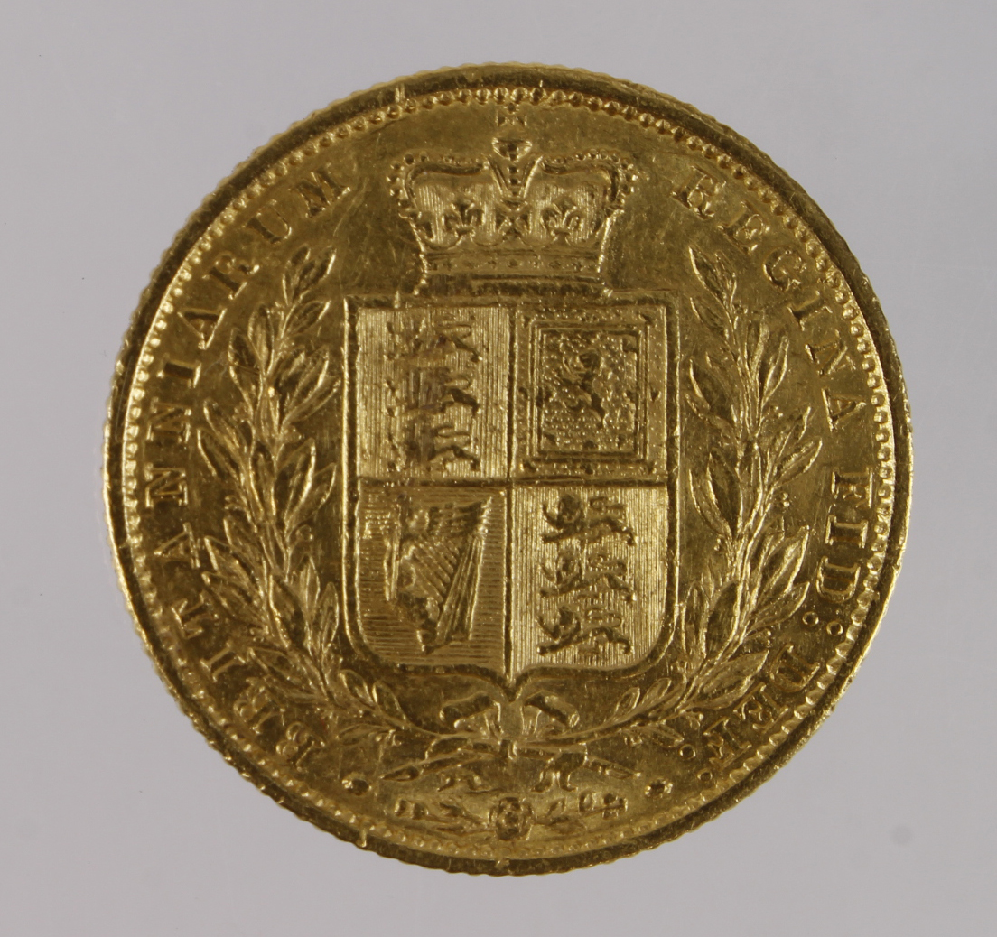 Sovereign 1853 (Shield). VF or better - Image 2 of 2