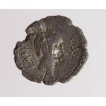 Roman Triumviral, Mark Antony and Lucius Antony, silver denarius, Ephesus, Summer 41 B.C., obverse:-