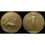 Olympic Games Participation Medal, bronzel d.50mm: Olympic Games London 1908, by B. Mackennal, Eimer