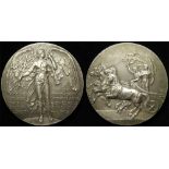 Olympic Games Commemorative Medal, white metal d.50mm: Olympic Games London 1908, by B. Mackennal,
