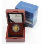 Twenty Five Pounds 2018 "Spirit of the Nation" Quarter ounce gold proof. FDC boxed as issued